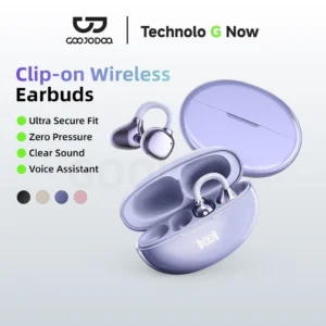 Tai nghe không dây thể thao GOOJODOQ Bluetooth 5.3, điều khiển cảm ứng thông minh và trợ lý AI, ghép nối nhanh, ổn định