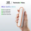Gậy selfie cầm tay Goojodoq với điều khiển từ xa Bluetooth, xoay 360°, kéo dài 70cm Siêu chống rung