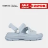 Giày Sandal Nữ Shondo FX Nhựa Đúc Kháng Nước Hạn Chế Trơn Trượt Xanh Da Trời F103030