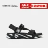 Giày Sandal Nam Nữ Shondo Êm Chân, Bền F8 Đen Trắng Ver.2 F8M1012