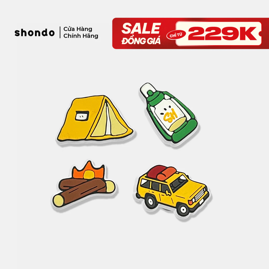 Set Charm Chủ Đề Dã Ngoại Shondo