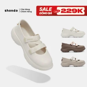 Giày Búp Bê Thể Thao Shondo Ballet Sneaker Nữ Dreamie Ver 2 Đế Limax EVA Nhẹ Cao 4cm Nhiều Màu