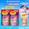 Combo 2 Túi Sữa Tắm Gội thiên nhiên Sạch Dịu Nhẹ & ẩm mịn Cho Bé Carrie Junior Cheeky Cherry 500g x2 (quà mùi ngẫu nhiên