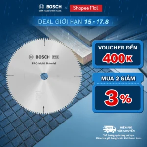 Lưỡi cắt nhôm Bosch đa năng 254x25.4/16mm T120 độ chính xác cao