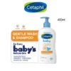 Sữa tắm gội cho bé Cetaphil Baby Wash & Shampoo 2 In 1 Calendula 400ml dịu lành cho da nhạy cảm