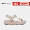 Giày Sandal Nam Nữ Shondo F7R Đế Phylon Cao 5cm Màu Nâu Hồng Cá Tính F7R9570