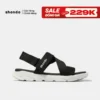 Giày Sandals SHONDO F6 Sport Thời Trang Êm Ái Năng Động Màu Đen Trắng F6S003