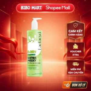 [MALL] Sữa Tắm Gội Lactacyd Milky Dịu Nhẹ Cho Bé 500ml - Bibo Mart