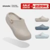 Dép Sục Unisex Shondo Suke Clog Gắn Charm Dễ Thương Đế Ôm Lòng Bàn Chân Nhiều Màu