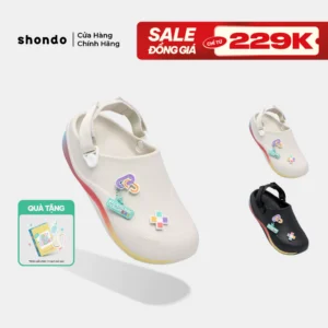 Dép Sục Nam Nữ Shondo Suke Pride Nhựa Đúc Cầu Vồng Lục Sắc Nhiều Màu