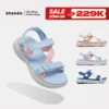 Giày Sandal Trẻ Em Little 8 Quai Hậu Xoay, Thoải Mái, Siêu Nhẹ Shondo Nhiều Màu