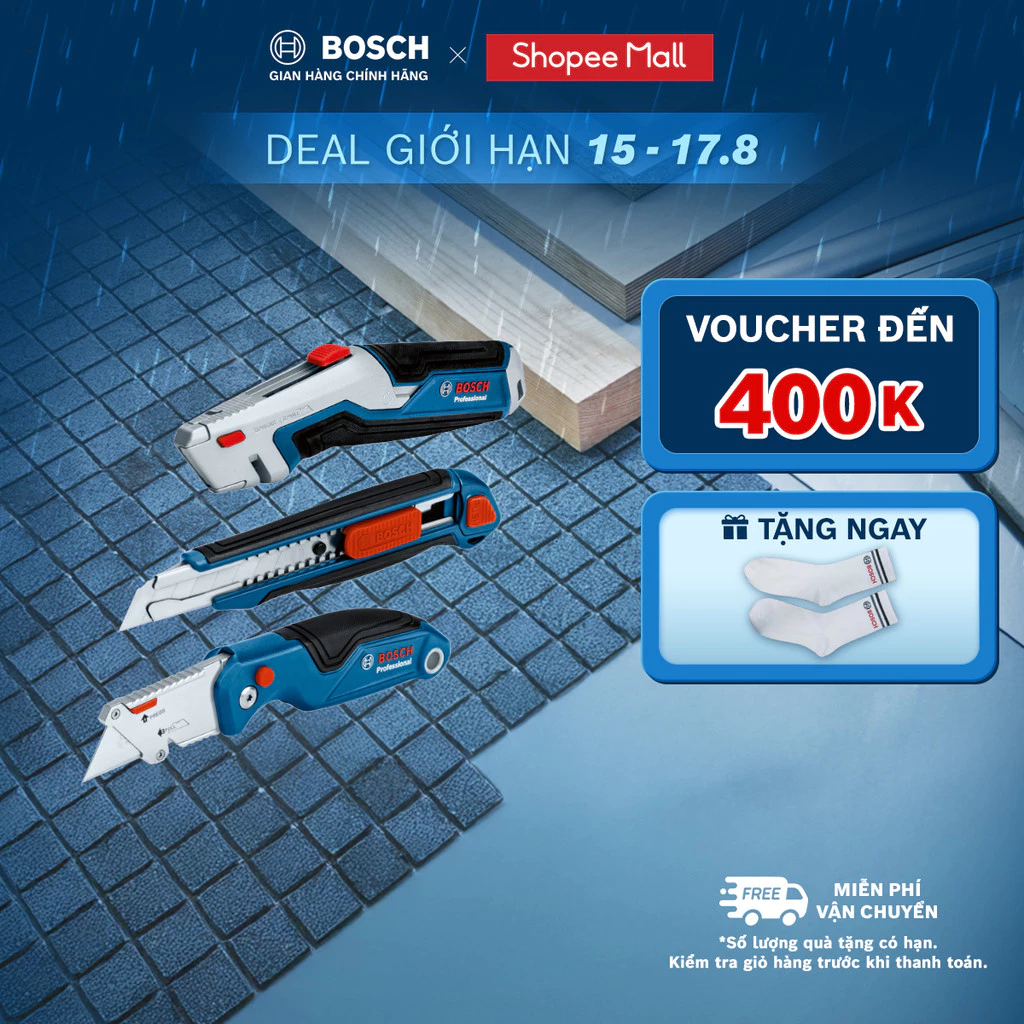 Bộ dao đa năng 3 món Bosch chất lượng chuẩn Đức