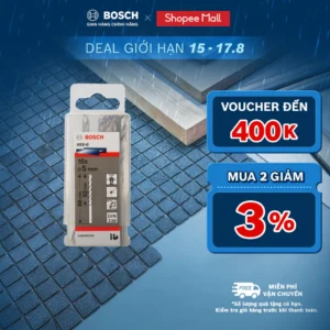 Mũi khoan sắt Bosch HSS-G chính xác cao