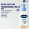 Sữa tắm gội dưỡng ẩm dịu lành cho bé với Calendula hoa cúc hữu cơ CETAPHIL BABY W&SHAMPOO CALENDULA 400ML