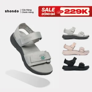 Giày Sandal Nam Nữ F8M Êm Chân, Họa Tiết Số 10 Shondo Nhiều Màu