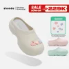 Dép Sục Mule Chic Nữ Shondo Bít Mũi Đế Cao 6cm Êm Chân Tôn Dáng Nhiều Màu