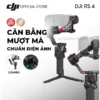 Gimbal máy ảnh DJI RS 4 chống rung cho camera DSLR và Mirrorless tải trọng đến 3kg, quay dọc linh hoạt (DJI RS 4)
