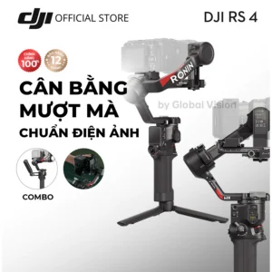 Gimbal máy ảnh DJI RS 4 chống rung cho camera DSLR và Mirrorless tải trọng đến 3kg, quay dọc linh hoạt (DJI RS 4)