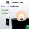 Đèn Selfie Vòng GOOJODOQ 9 chế độ, CRI≥95, pin 5H, siêu mỏng 15mm, kẹp chống trượt