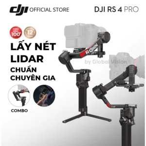 DJI thiết bị quay phim chống rung máy ảnh DJI RS 4 PRO tải trọng đến 4,5kg, camera hành động chính hãng