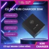 [Chính hãng] Củ sạc nhanh KIRI CHARGER 35W GaN – TYPE-C SẠC MÁT, AN TOÀN, HIỆU SUẤT CAO