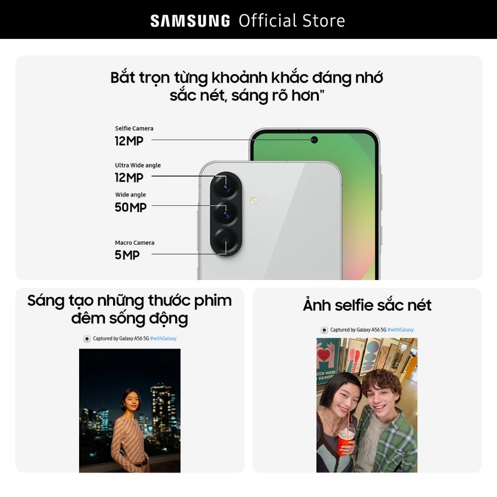 Combo Samsung Galaxy A56 5G & Galaxy Buds Core - Độc Quyền Giá Tốt - Image 3
