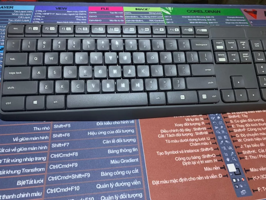 Bộ bàn phím chuột không dây Logitech MK235