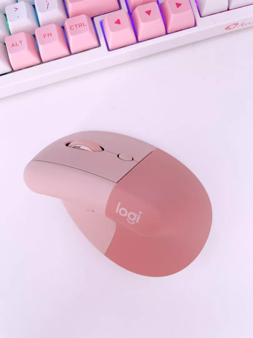 Chuột công thái học không dây Logitech Lift Vertical - Bluetooth | USB, giảm ồn, Win/ Mac