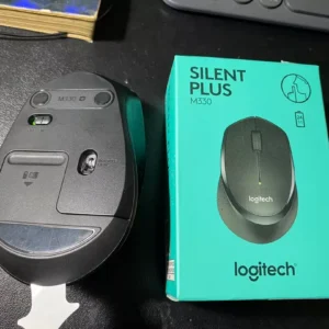 Chuột không dây Logitech M330 Silent Plus - Giảm ồn, USB, thuận tay phải, PC/ Laptop