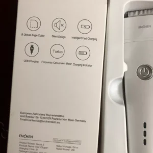 Tông đơ cắt tóc Enchen Beardo 2 tốc độ cao tông đơ chuyên dụng, lưỡi thép không gỉ, tặng 4 cử tạo kiểu- BH 12 tháng