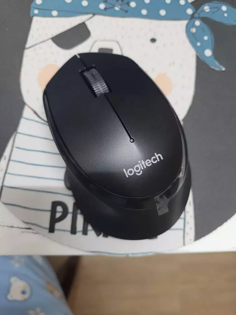 Chuột không dây Logitech M330 Silent Plus - Giảm ồn, USB, thuận tay phải, PC/ Laptop