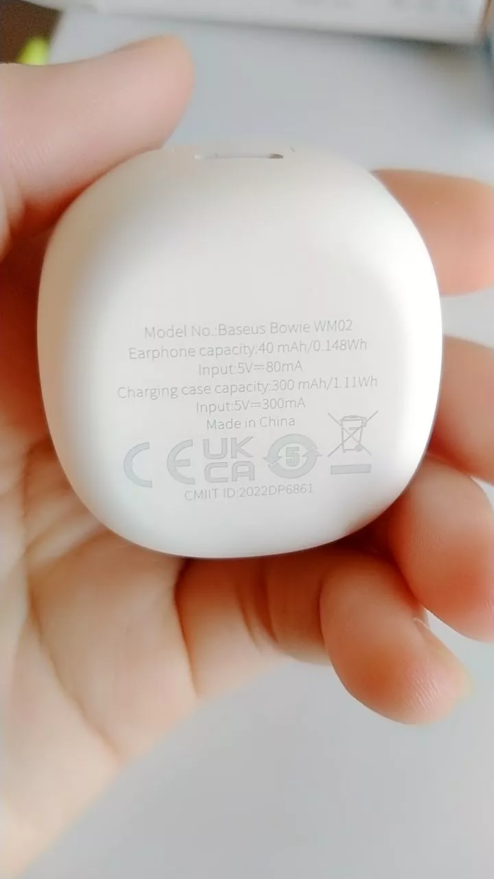 Tai nghe nhét tai không dây BASEUS WM02 bluetooth 5.3 TWS chống ồn