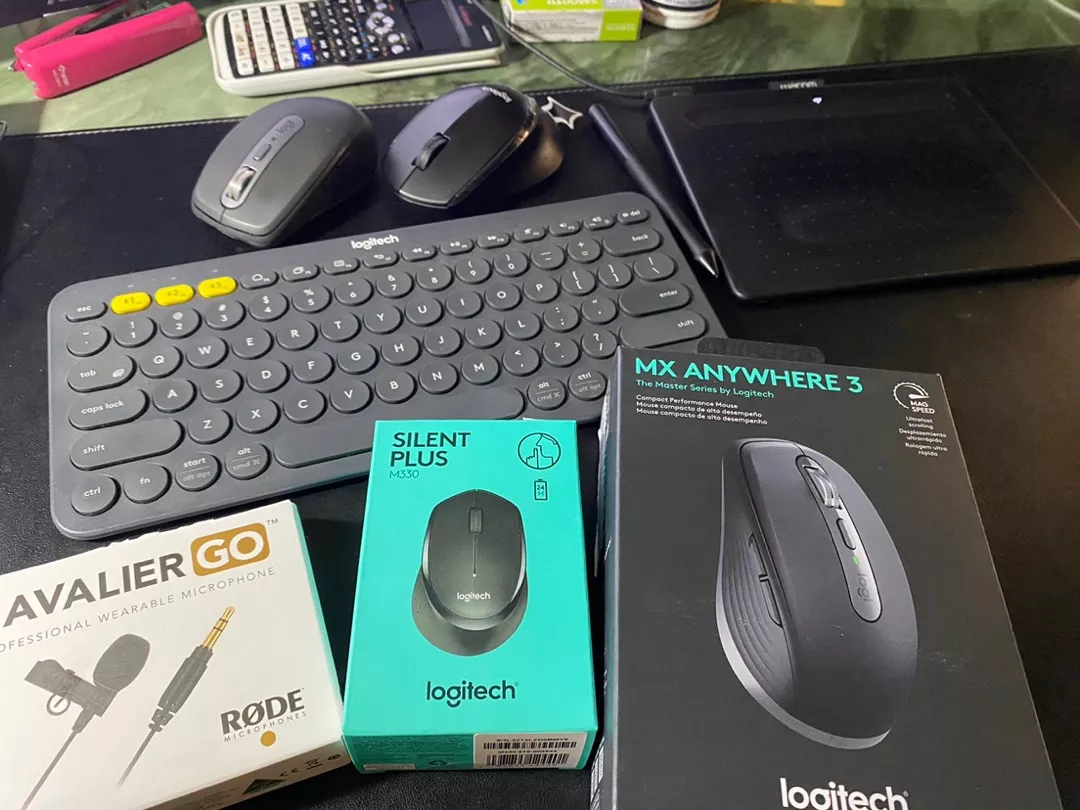 Chuột không dây Logitech M330 Silent Plus - Giảm ồn, USB, thuận tay phải, PC/ Laptop