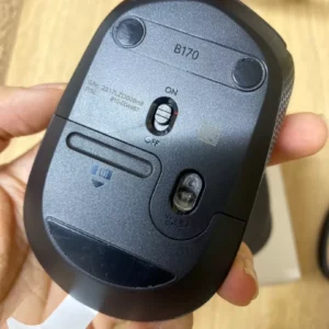 Chuột không dây Logitech B170 - USB, nhỏ gọn, thuận cả 2 tay, phù hợp PC/Laptop