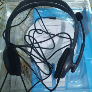 Tai nghe chụp tai Logitech H110 - 2 jack 3.5mm, Mic khử giảm tiếng ồn, âm thanh nổi