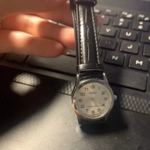Đồng hồ nữ dây da Casio chính hãng Anh Khuê LTP-V001L-7BUDF