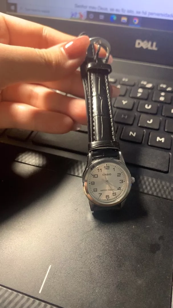 Đồng hồ nữ dây da Casio chính hãng Anh Khuê LTP-V001L-7BUDF