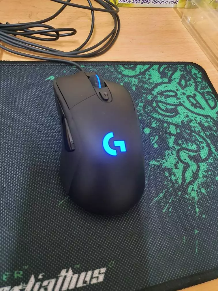 Chuột gaming có dây RGB Logitech G403 Hero - cảm biến 25k, công thái học, nhẹ 87g