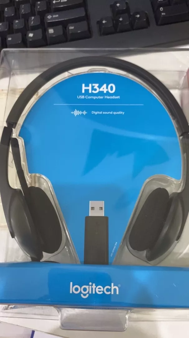 Tai nghe có dây Logitech H340 - Mic giảm ồn, kết nối USB-A
