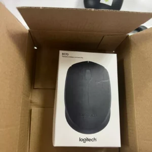 Chuột không dây Logitech B170 - USB, nhỏ gọn, thuận cả 2 tay, phù hợp PC/Laptop