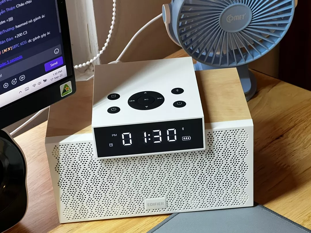 Loa Bluetooth Để Bàn EDIFIER MP260 - Màn Hình Led Hiển Thị Giờ - Công suất 12W - Chức Năng Báo Thức - 15 Tháng Bảo Hành