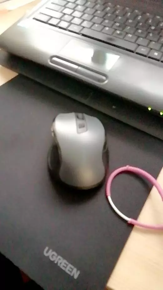 Chuột không dây UGREEN, 6 nút im lặng, 2.4G có đầu thu Mini USB, cài đặt DPI 5 cấp độ 4000DPI, máy tính xách tay PC / Mac / Linux