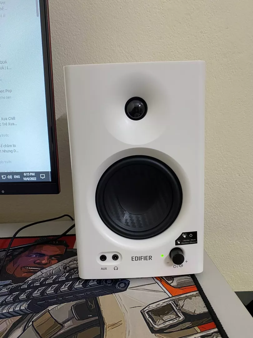 Loa Kiểm Âm Chuẩn Studio EDIFIER MR4/MR3/MR5 42W - Công nghệ DSP/ADC Cho Âm Cao Chi Tiết - Chế Độ Kép-15 Tháng Bảo Hành