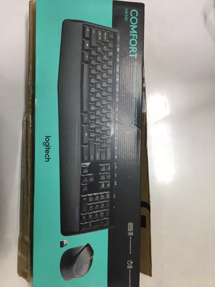 Bộ bàn phím và chuột không dây Logitech MK345