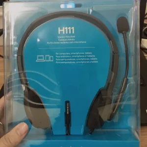 Tai nghe chụp tai Logitech H111 - 1 jack 3.5mm, Mic khử giảm tiếng ồn, âm thanh nổi