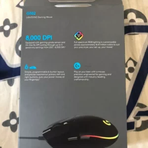 Chuột gaming có dây Logitech G102 Lightsync - Tùy chỉnh RGB, 6 nút lập trình, nhẹ
