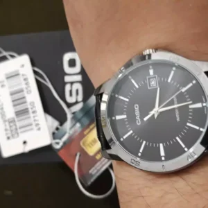 Đồng hồ nam dây da Casio chính hãng Anh Khuê MTP-V004L-1AUDF