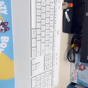 Bàn Phím Không Dây Logitech Signature K650 - Bàn phím số phụ, gác tay tích hợp, Bluetooth & USB Bolt