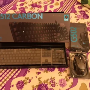 Combo bàn phím và chuột gaming Logitech G512 GX & G502 Hero