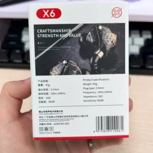 Tai Nghe Nhét Tai ZIYOU X6 Premium, Chống Ồn Cực Tốt, Âm Thanh Super Bass, Tích Hợp Mic Chơi Game